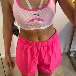 Nike hot pink shorts